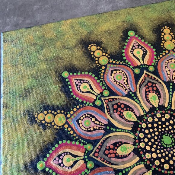 ⭐️NEW Original Hand Painted 12 x 12" Acrylic - Picture 4 of 11